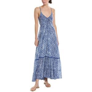 Ro's Garden Womens Ro’S Garden Tatiana Maxi Dress, Blue